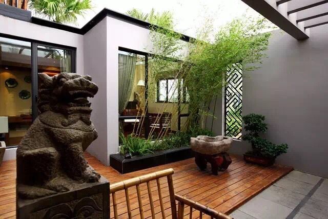 天博体育官方平台入口私家“中式庭院”设计恬静自然的中式花园才是院子应有的样子(图2)