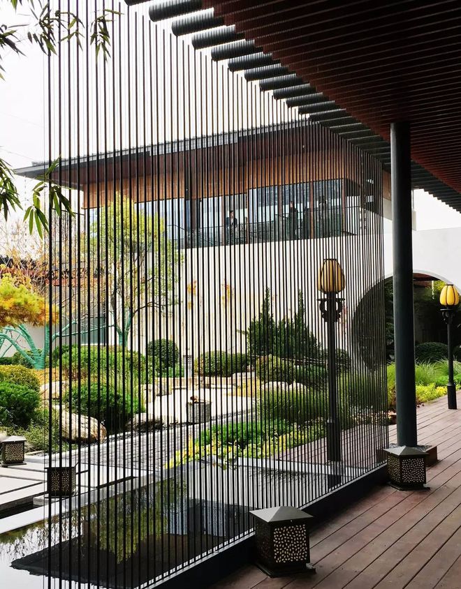 天博体育官方平台入口私家“中式庭院”设计恬静自然的中式花园才是院子应有的样子(图4)